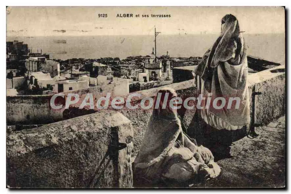 ALGER e suas terraces — n° 9125 — Edição L. & Y. Alger - Frente