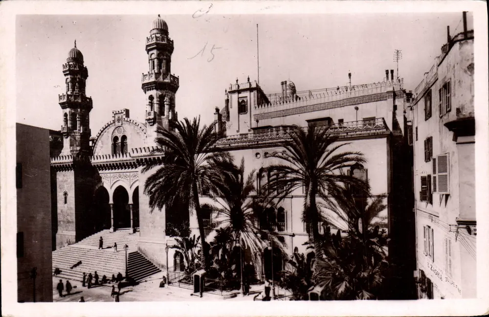 Palast des Gouverneurs und die Kathedrale — Algerien — Sammlung Idéale P. S. Alger, n° 329 - Vorderseite