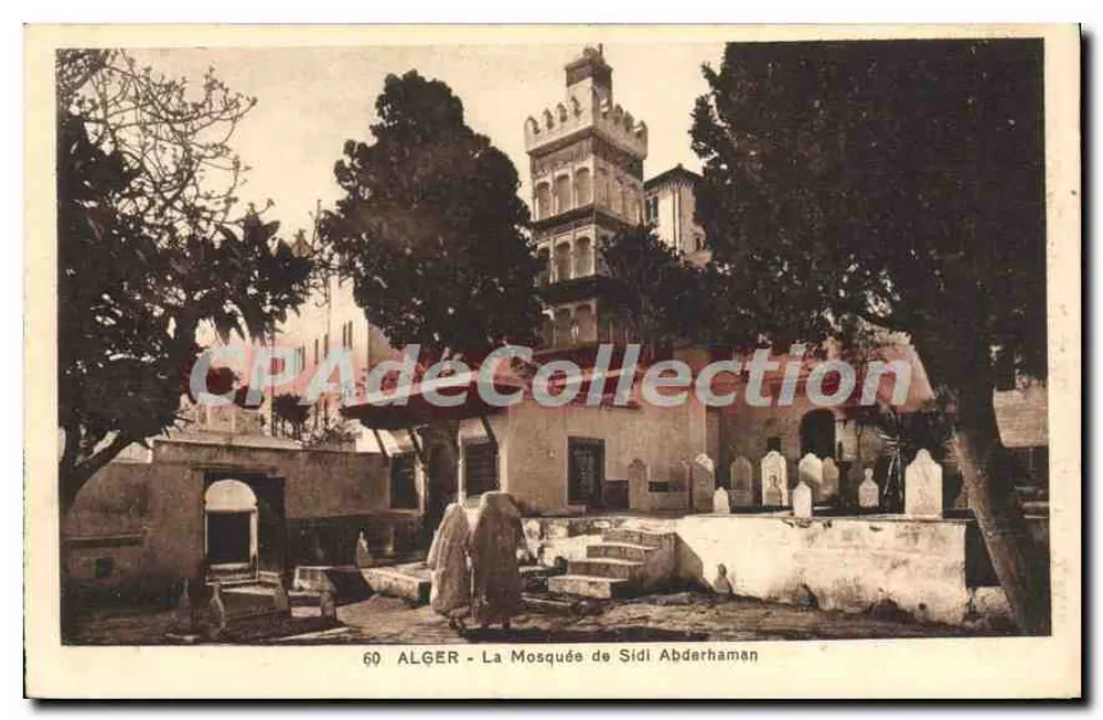 ALGER - A Mesquita de Sidi Abderhaman — Coleção R. S. - Frente