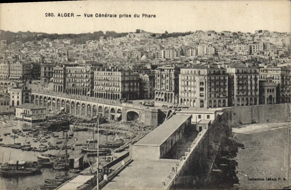 Alger — Vista Geral tirada do Farol — Coleção Ideal P. S. - Frente