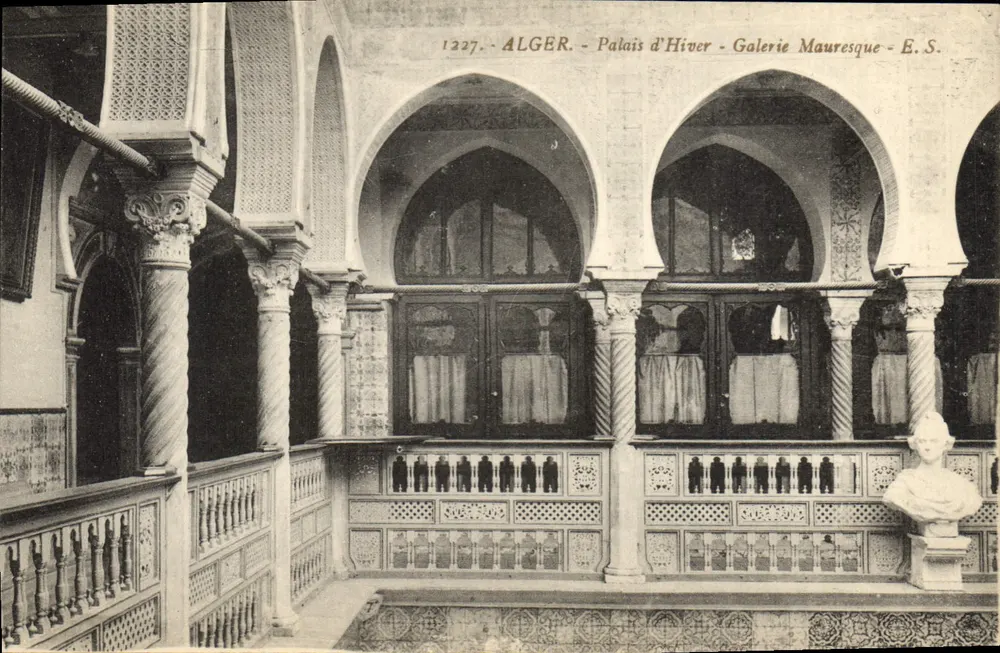 Alger — Palais d'Hiver — Galerie Mauresque — E.S. - Vorderseite