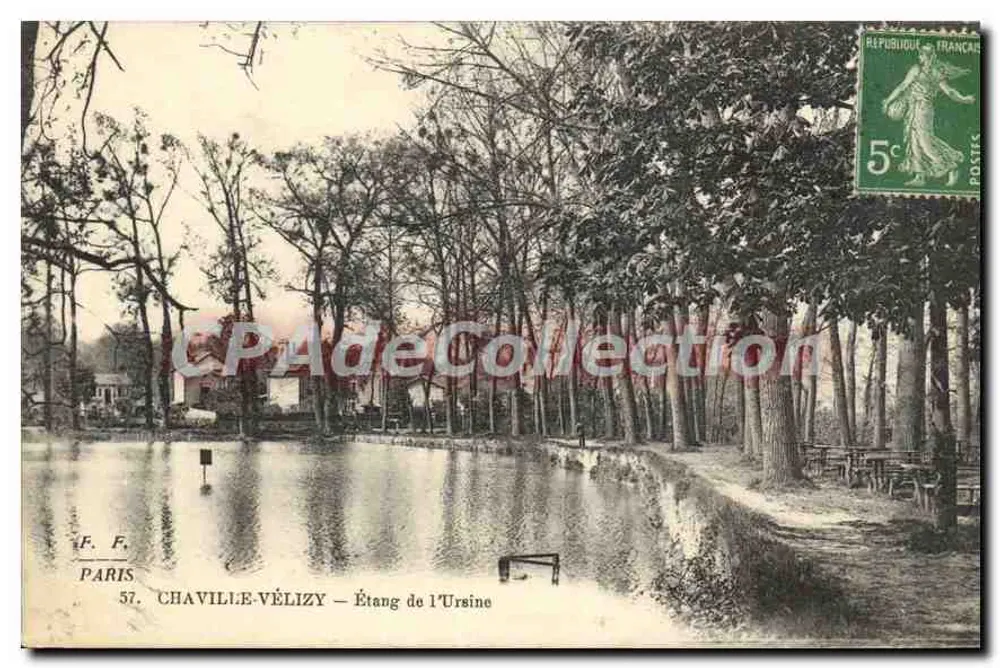 Chaville-Vélizy — Étang de l'Ursine — F. F., Paris, n°57 - Vorderseite