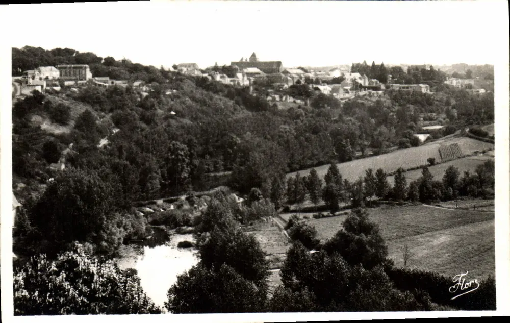 Thouars — Coteau di Crevant e Mulino del Vicomte — Edizioni Artéfactiques "FLOP" - Marcel CARRIERE - Recto