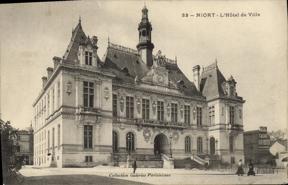 Niort - O Hotel de Ville — Coleção Galeries Parisiennes, n° 33 - Frente
