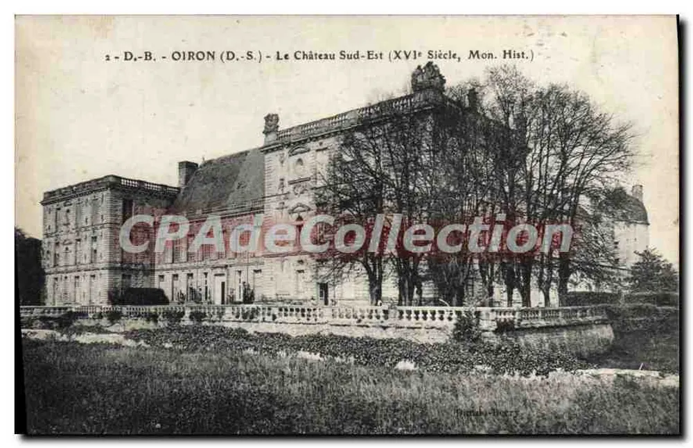 Oiron (D.-S.) - O Castelo Sudeste (Século XVI, Mon. Hist.) - Frente