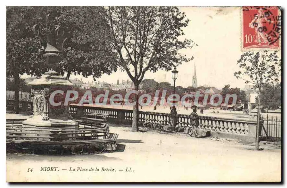 Niort — Der Platz der Brèche — LL. - Vorderseite