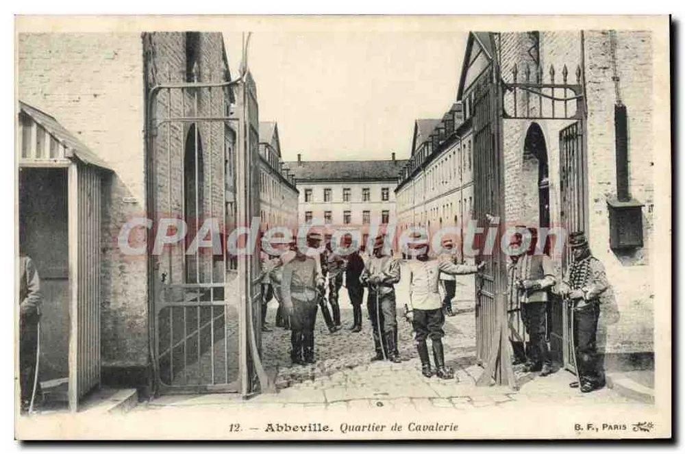Abbeville. Kavallerieviertel — B. F., Paris, n°12 - Vorderseite