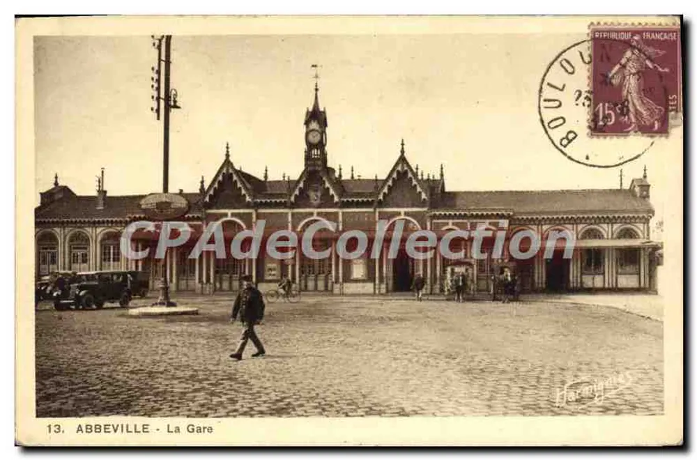 Abbeville — Die Station — Verlag Harmignies, Nr. 13 - Vorderseite