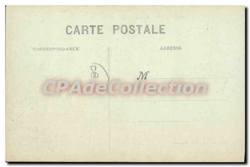 Albert (Somme) — A Gendarmeria — R. Lelong, 21, Rue St-Martin, Amiens - Verso