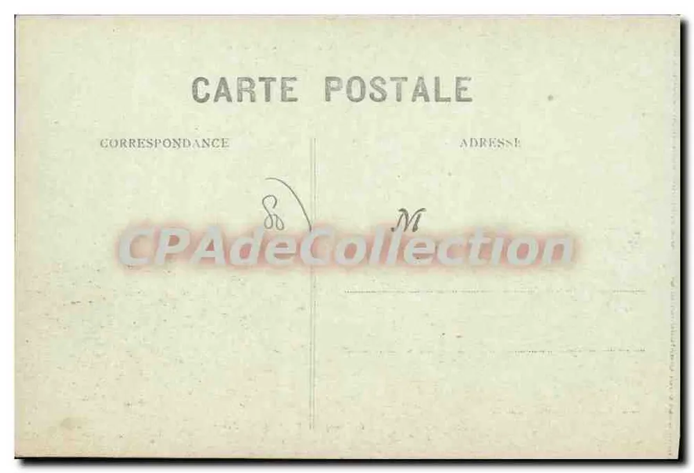 Albert (Somme) — Ruínas da fazenda de Bellevue — editor R. Calong, 24 Rue St-Martin, Amiens - Verso