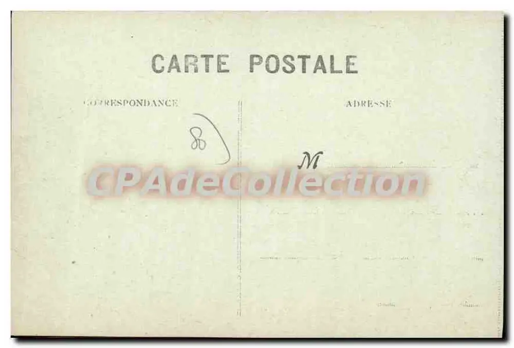 Albert Somme — La Route de Bapaume — Ruines après guerre — R. Lelong, 21, Rue St-Martin, Amiens - Verso