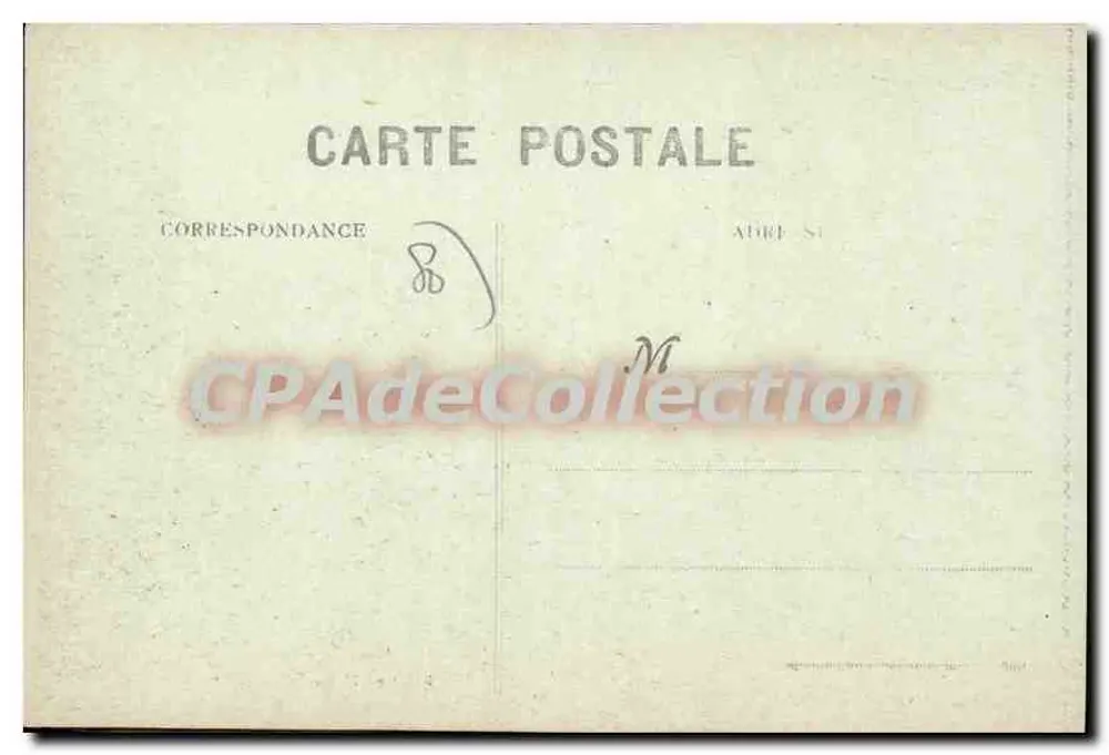 Albert (Somme) — A Rue des Jardins — destruídas - Verso