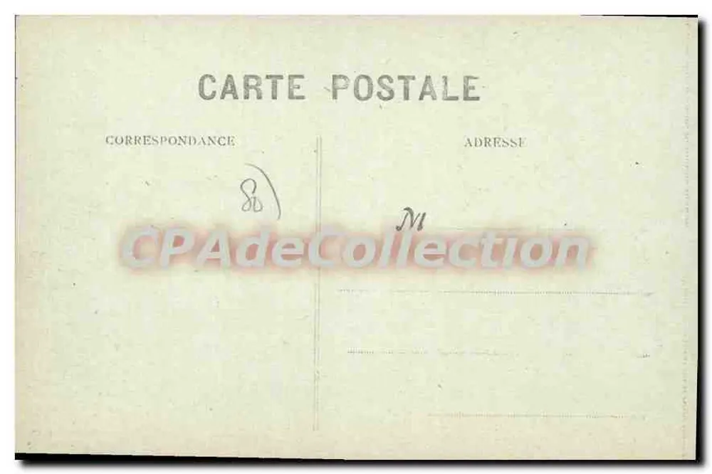 Albert (Somme) — Rue Félix-Faure — destruídas após guerra — Lelong, 24, Rue St-Martin, Amiens - Verso