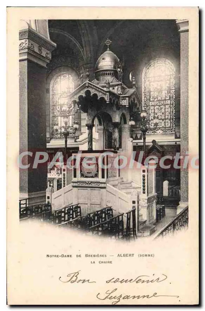 Nossa Senhora de Brebières — Albert (Somme) — A cadeira - Frente