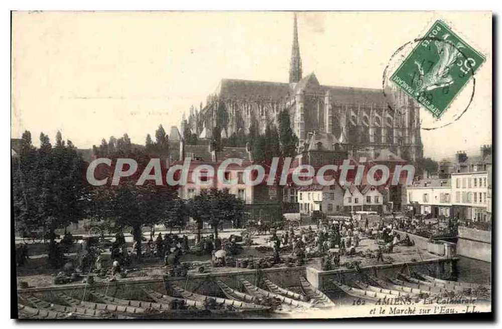 Amiens — A Catedral e o Mercado sobre a Água — L.L. n°162 - Frente