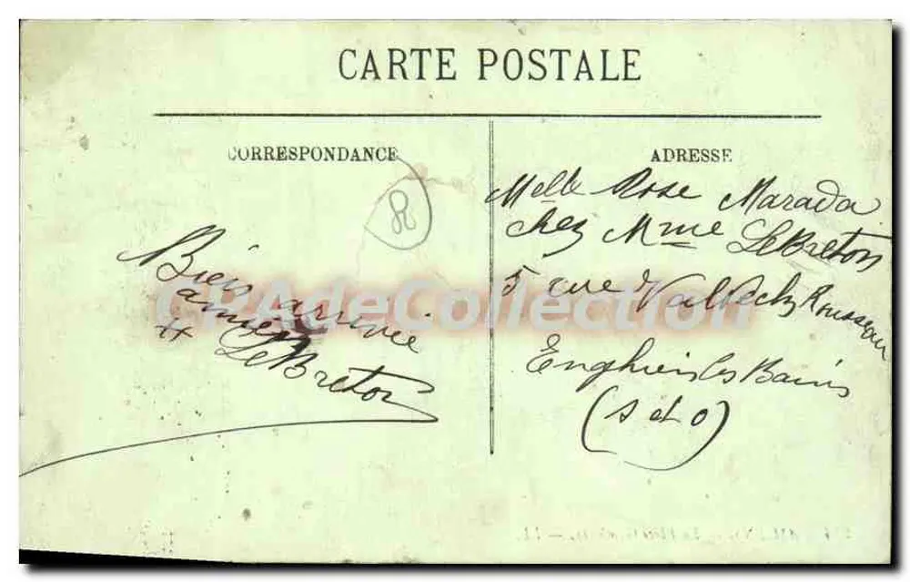 Amiens — A Praça Gambetta — LL. n°254 - Verso