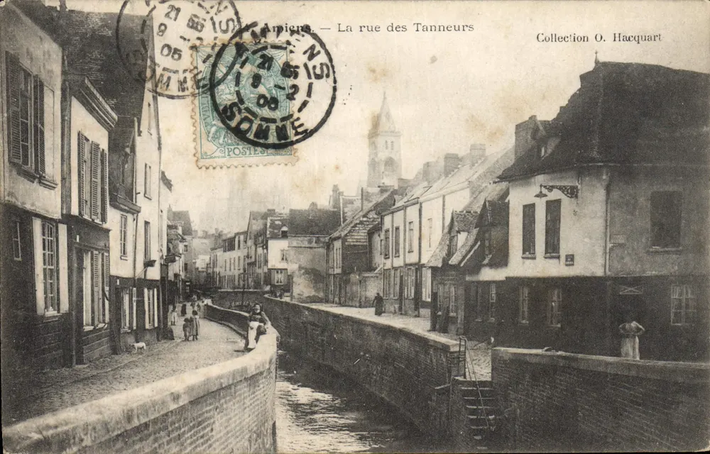 Amiens — A rua dos Curtidores — Coleção O. Haequart - Frente