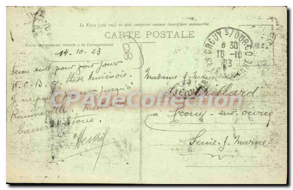 Amiens - Praça e Praça René-Goblet — R. Caron, editor, Amiens - Verso