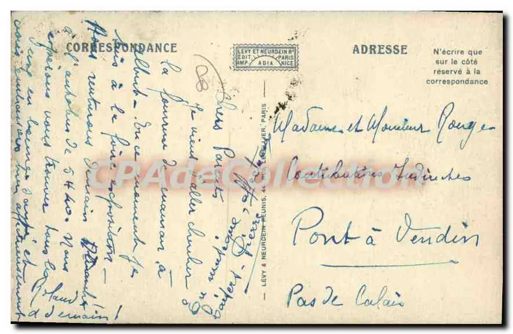 Amiens — Praça René Goblet — LL. n°284 - Verso