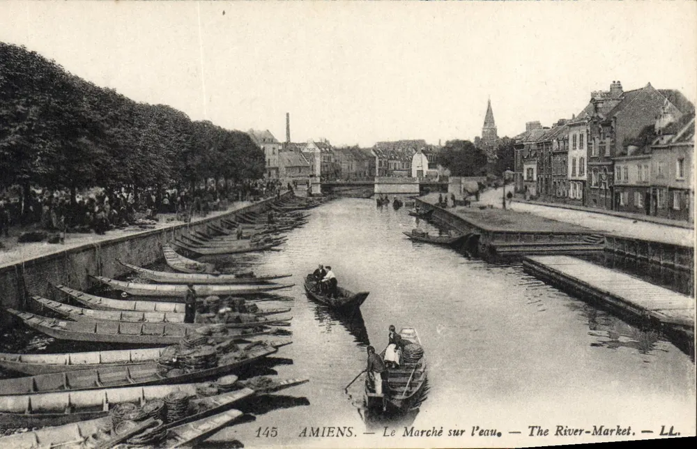 Amiens — O Mercado sobre a água — LL. n°145 - Frente