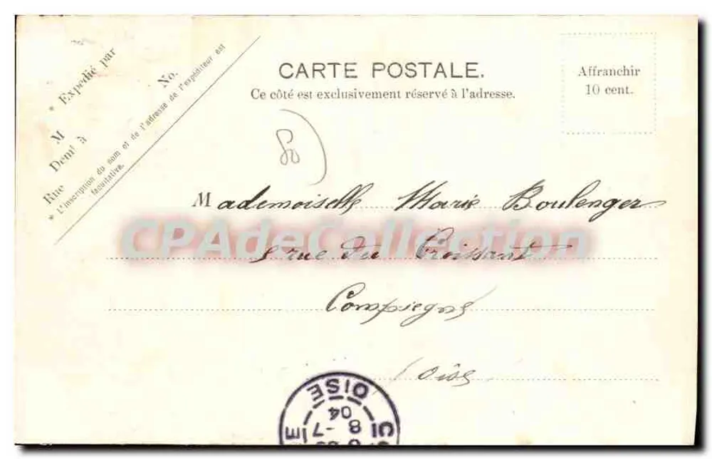 Amiens — Hotel de la Préfecture — V. P. Paris, No. 43 - Verso