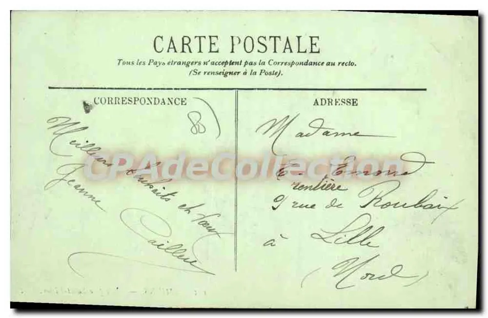 Amiens — Hospicjum św. Witalis. LL. — nr 115 - Rewers