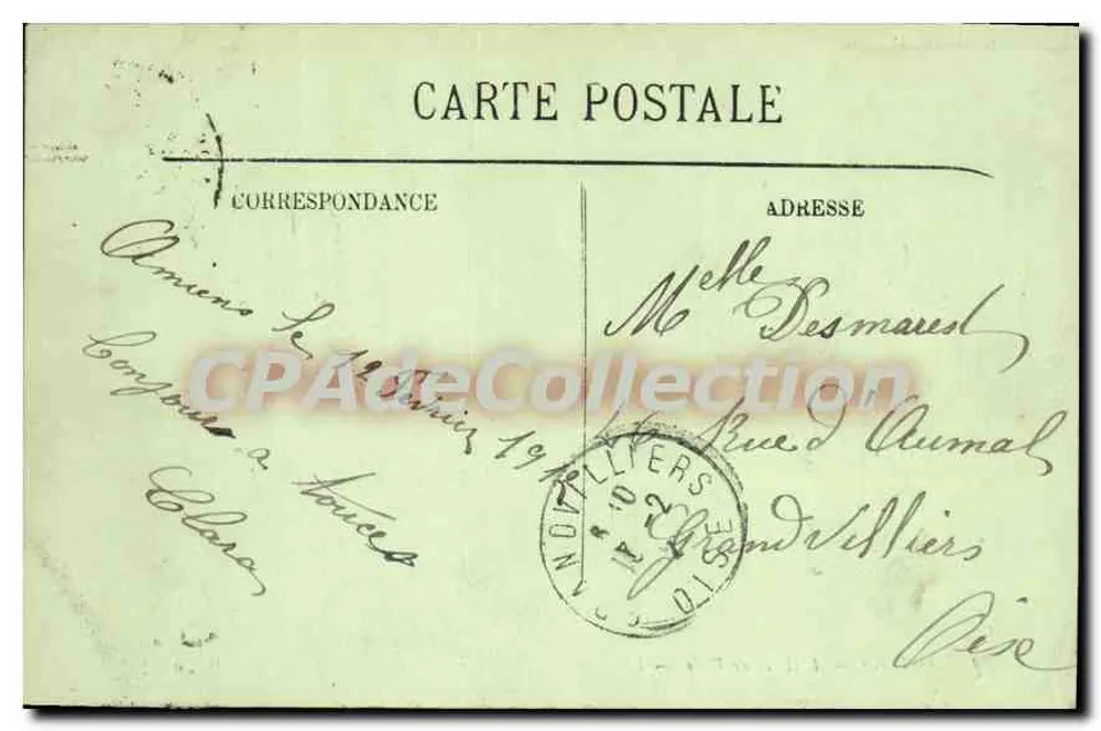 Amiens — O Hotel de Ville — LL. n°39 - Verso