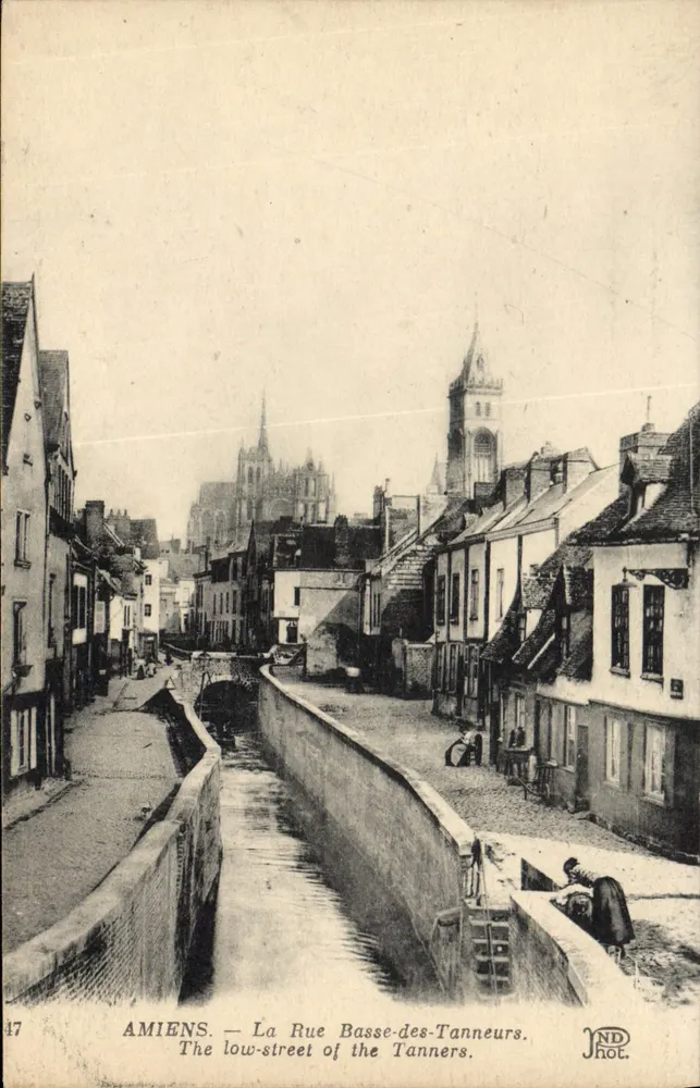 Amiens — A Rue Basse-des-Tanneurs — JND Phot. - Frente