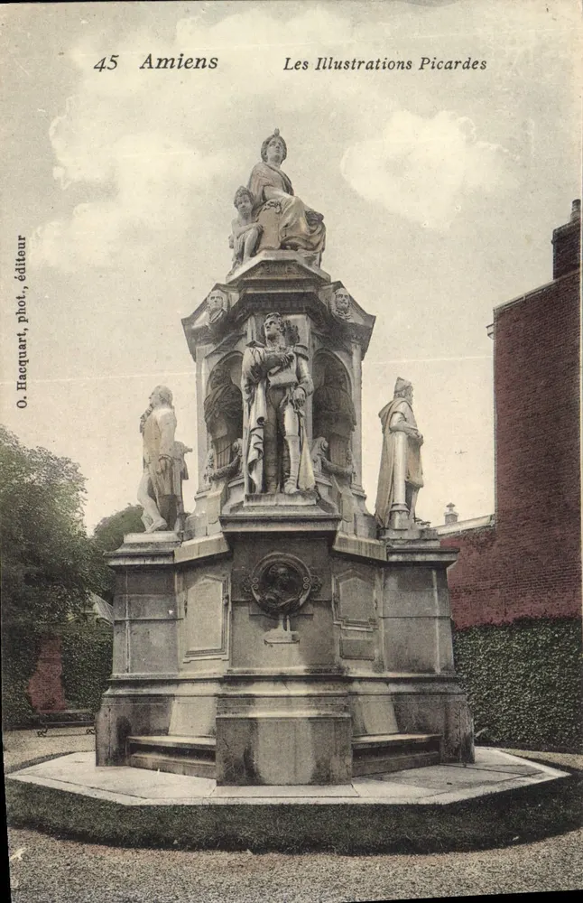 Amiens — Monument aos Heróis — As Ilustrações Picardas, n°45 - Frente