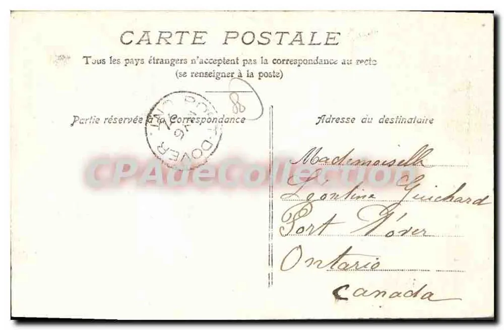 Alt Amiens — Rue des Tanneurs — L. Caron, fot. Verlag Amiens - Rückseite