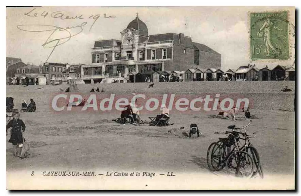CAYEUX-SUR-MER — Das Casino und der Strand — LL. - Vorderseite