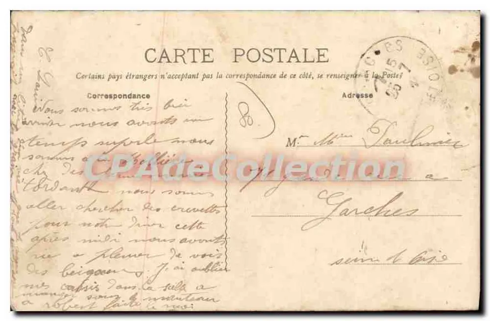CAYEUX-SUR-MER — As Cabines — Editor: S. T. (n° 59) - Verso