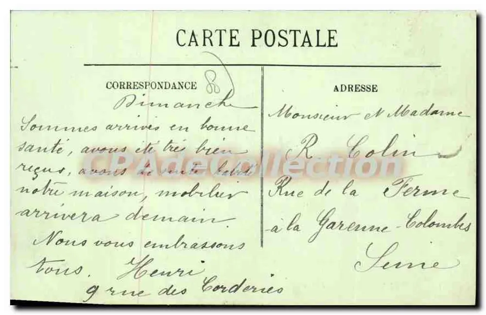 Cayeux-sur-Mer — A Praia com Maré Baixa — LL - Verso
