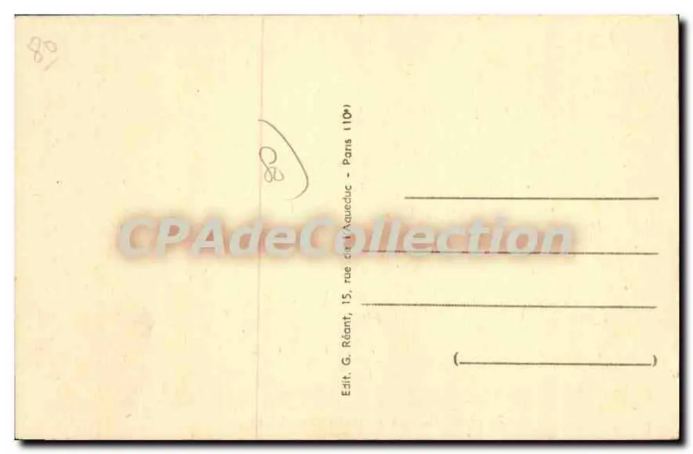 Le Crotoy — Interior da Igreja — MAGE, n°21 - Verso