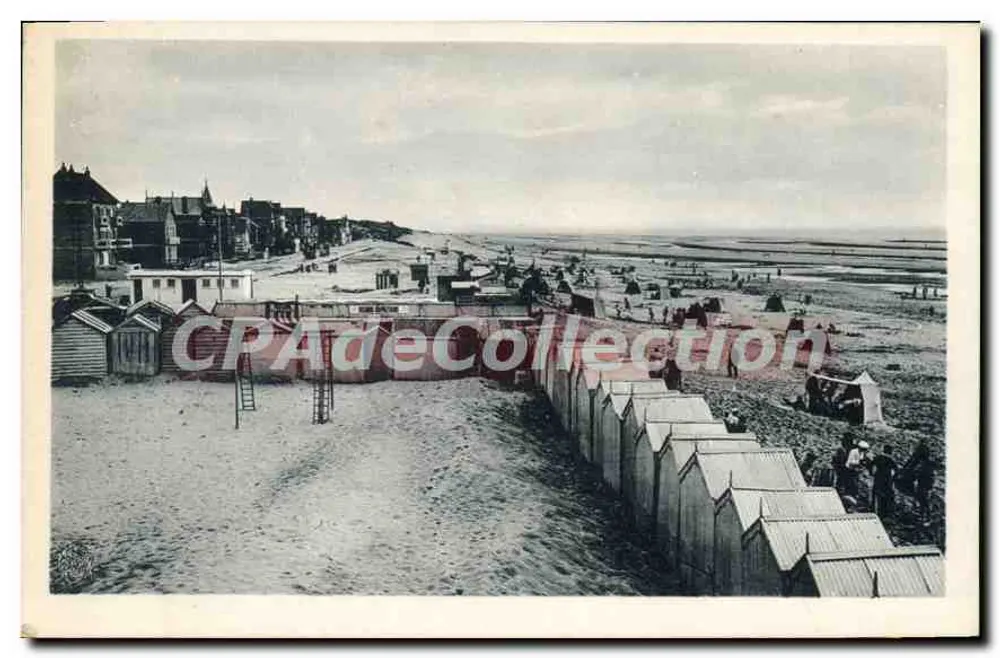 Fort-Mahon-Plage — Die Strandansicht vom Stade Gasmier — A. Monteux, Verleger - Vorderseite