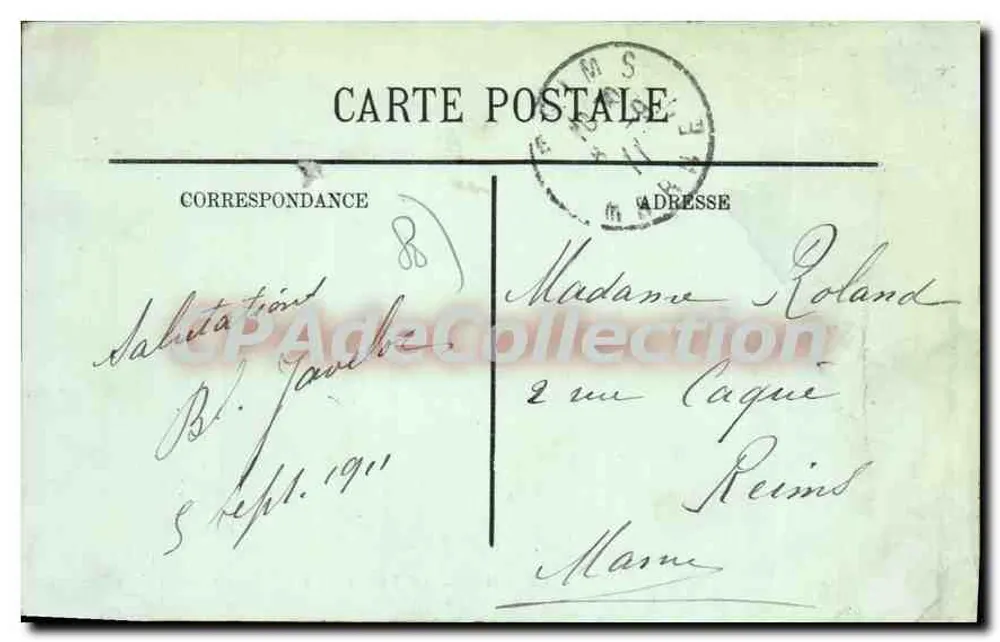 Mers-les-Bains — Ansicht der Promenade und der Villas — LL. - Rückseite