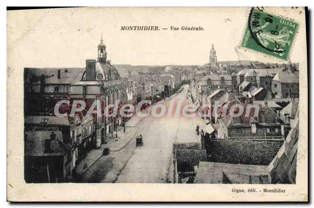 Montdidier — Vista Geral — Gigan, editor — Montdidier - Frente