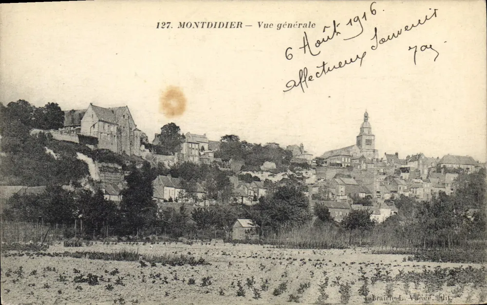Montdidier — Vista geral — Braintree, L. Vierge, editor - Frente