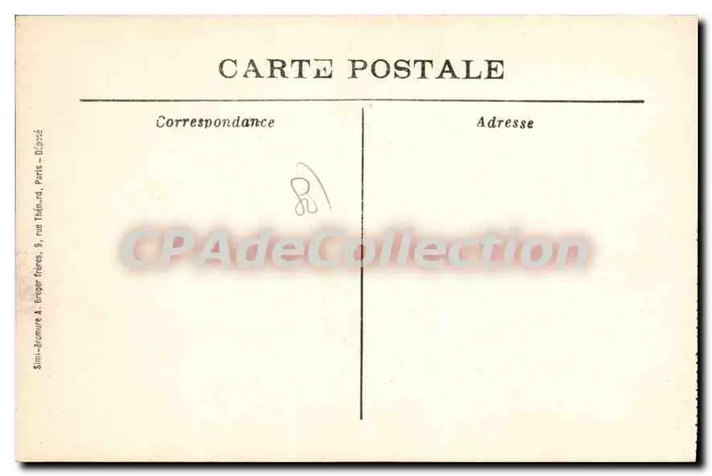 Montdidier — Estátua de Parmentier antes de sua destruição — Edit Paul Fafet - Verso