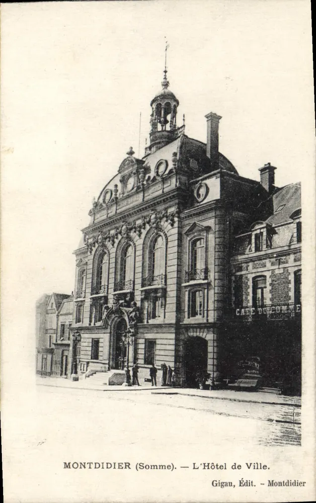 Montdidier (Somme) — A Prefeitura — Gigau, Editora Montdidier - Frente