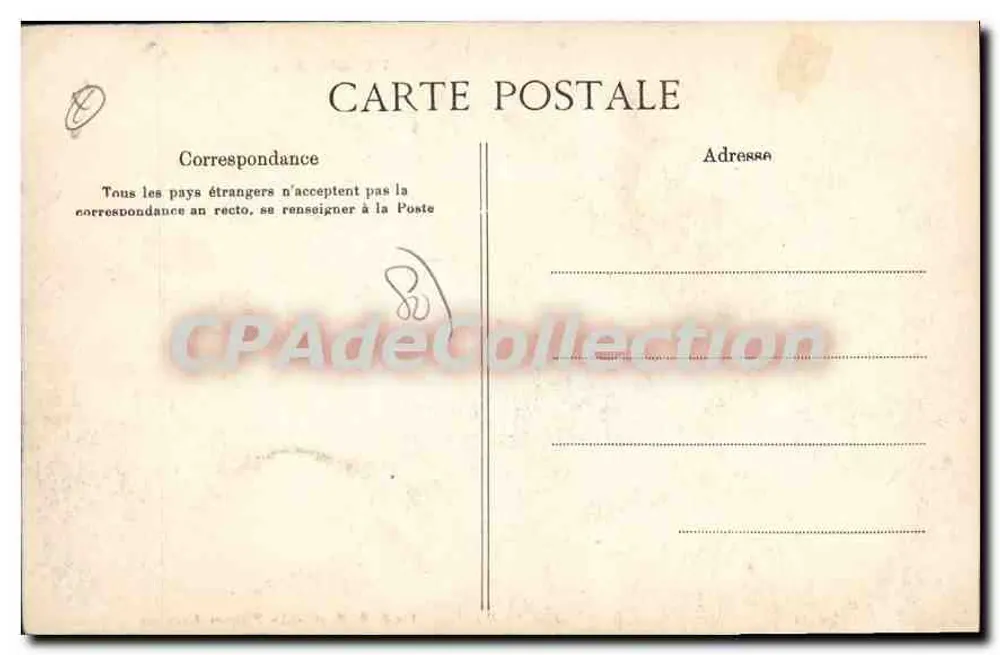 Péronne — O Castelo — Fot. E. Souilllard — Plaques Lunière - Verso