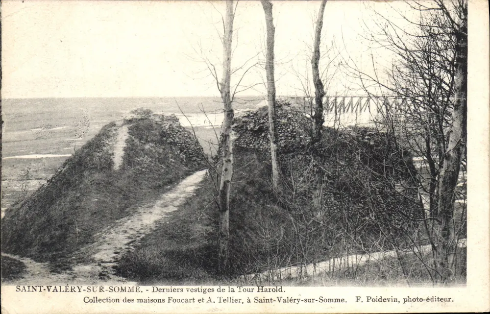 Saint-Valéry-sur-Somme — Letzte Reste der Harold-Turm — F. Poidevin, Fotoverlag - Vorderseite