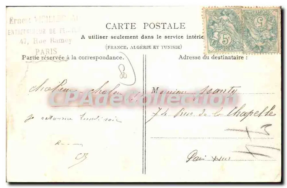 Saint-Valéry-sur-Somme — Letzte Reste der Harold-Turm — F. Poidevin, Fotoverlag - Rückseite