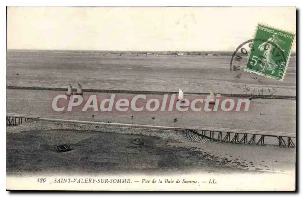 Saint-Valéry-sur-Somme — Ansicht der Bucht von Somme — LL. Nr. 136 - Vorderseite