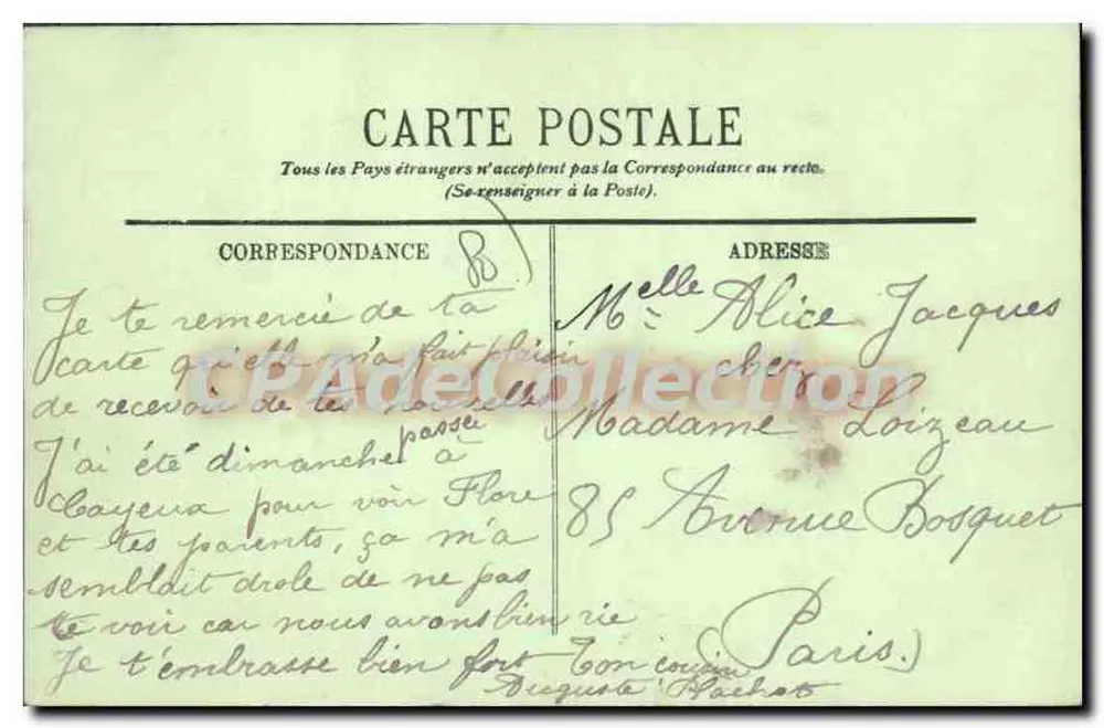 Saint-Valery-sur-Somme — Abfahrt der Spaziergänger zum Meer — L.L. n°87 - Rückseite