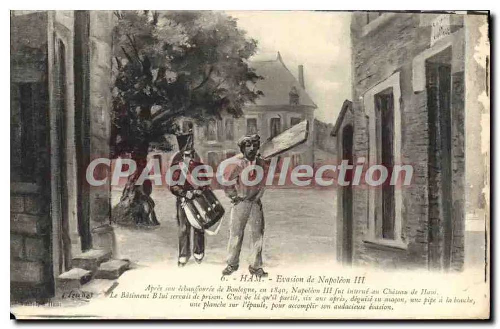 Flucht Napoleons III — HAM — Verlag E. Frangé, n°6 - Vorderseite