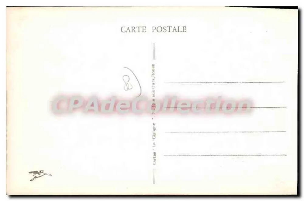 St Quentin-Lamotte-Croix-sur-Bailly — Ansicht des Kirchentors (15. Jahrhundert) — Sammlung Robert Gibert, Bazan Croiffen, n°4 - Rückseite
