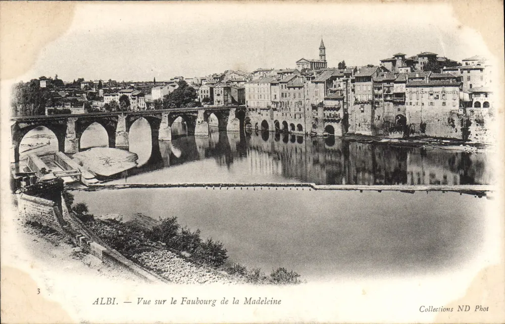 Albi — Ansicht des Faubourgs de la Madeleine — Collections ND Phot - Vorderseite