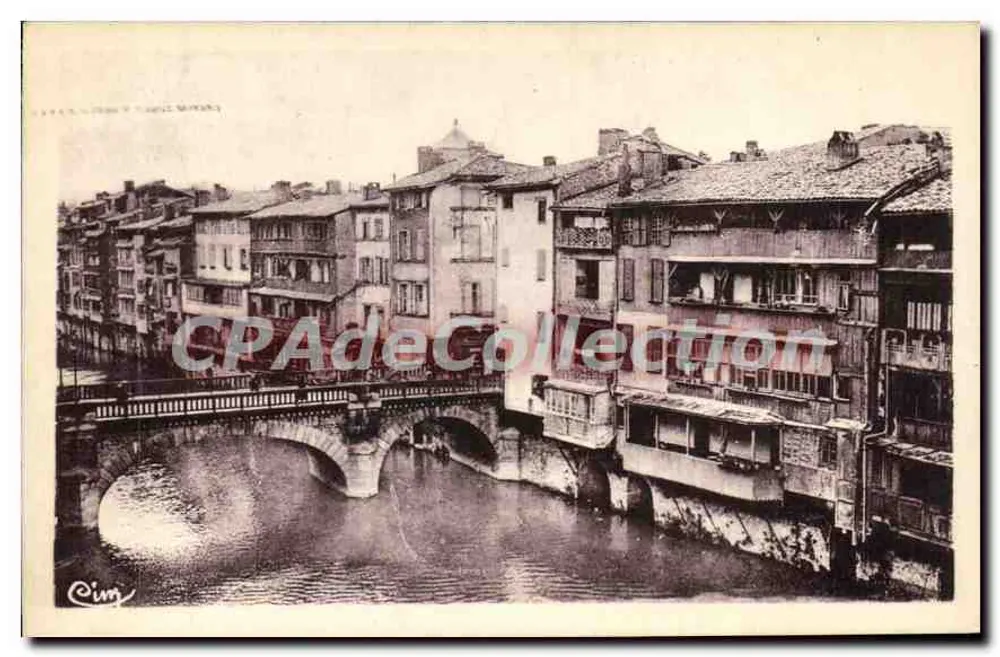 Castres - Der Neue Brücke und alte Häuser — Cim, Verlag - Vorderseite