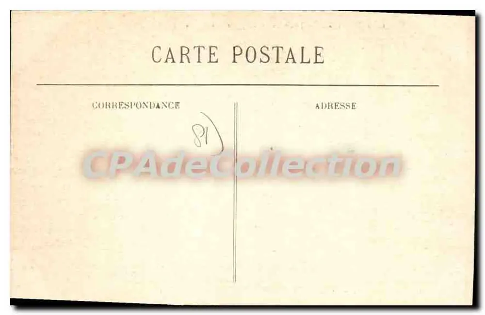 Castres (Tarn) — Garten des Bischofs (Gezeichnet von Le Nôtre) - Rückseite